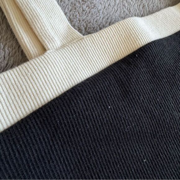 NWOT Red Carter Women's Black Colorblock Coverup Bandeau Top. Minimalist. - Picture 3 of 5